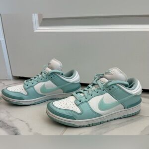 Women’s Nike Dunk Lows in Teal